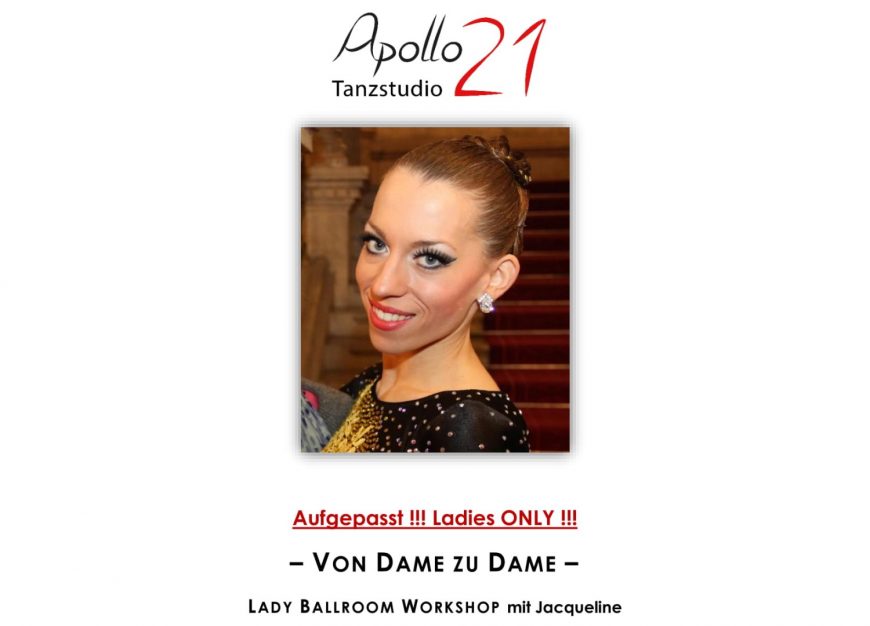 1. Lady Ballroom Workshop am 30. März im Tanzstudio Apollo21