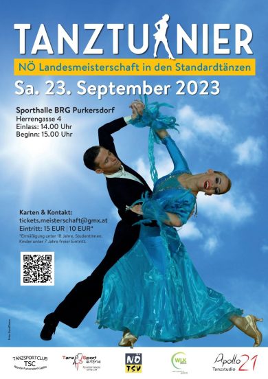 NÖ LM Standard 2023: Tanzstudio Apollo21 ist Mitorganisator!